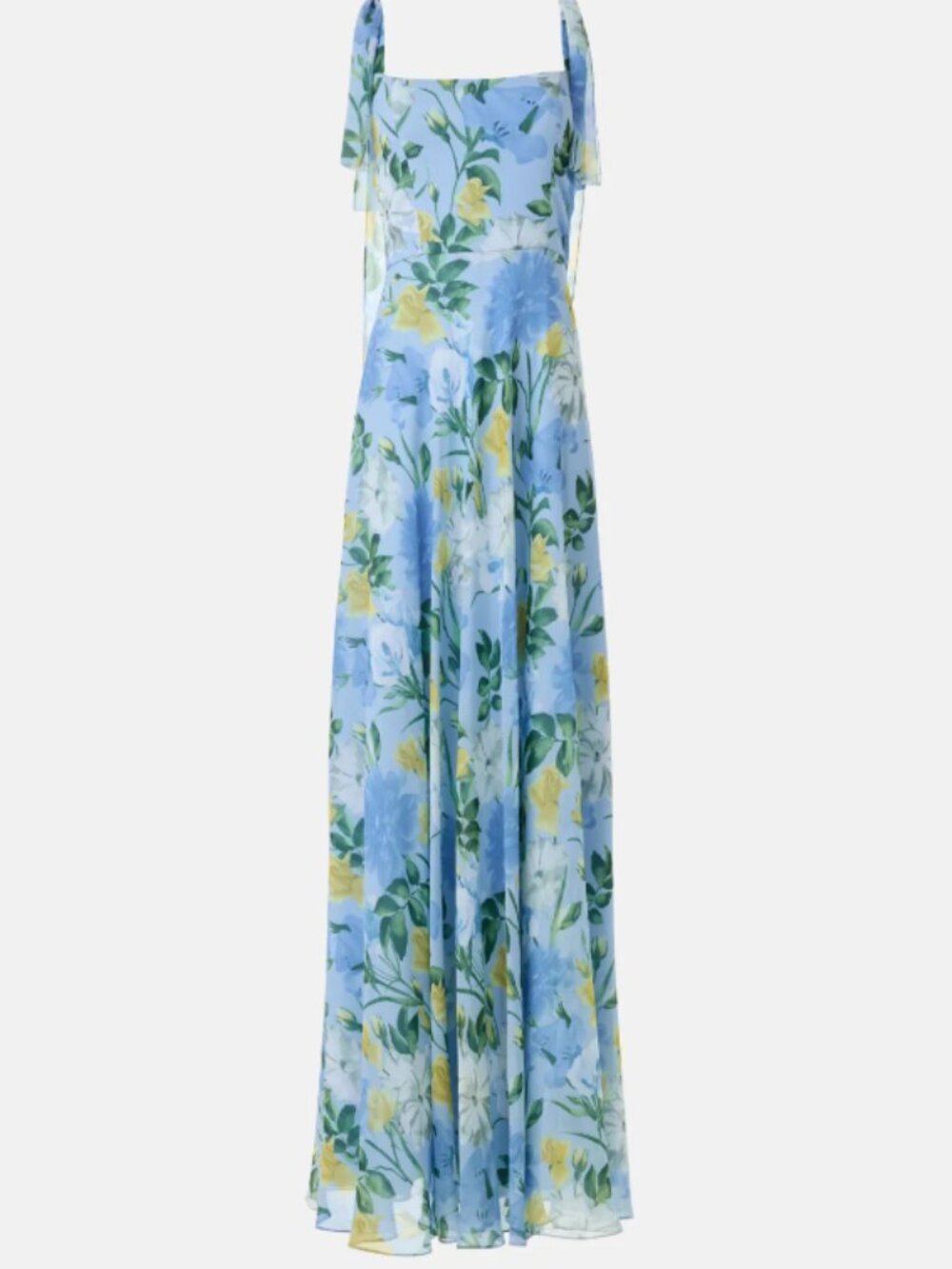 RTR-161 SACHIN BABI Pearl Floral Tie Sleeve Gown